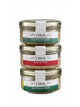 Lot de 3 rillettes - 3 x 100 g