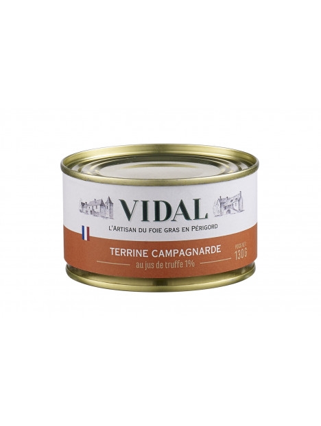 Terrine campagnarde au jus de truffe 130 g