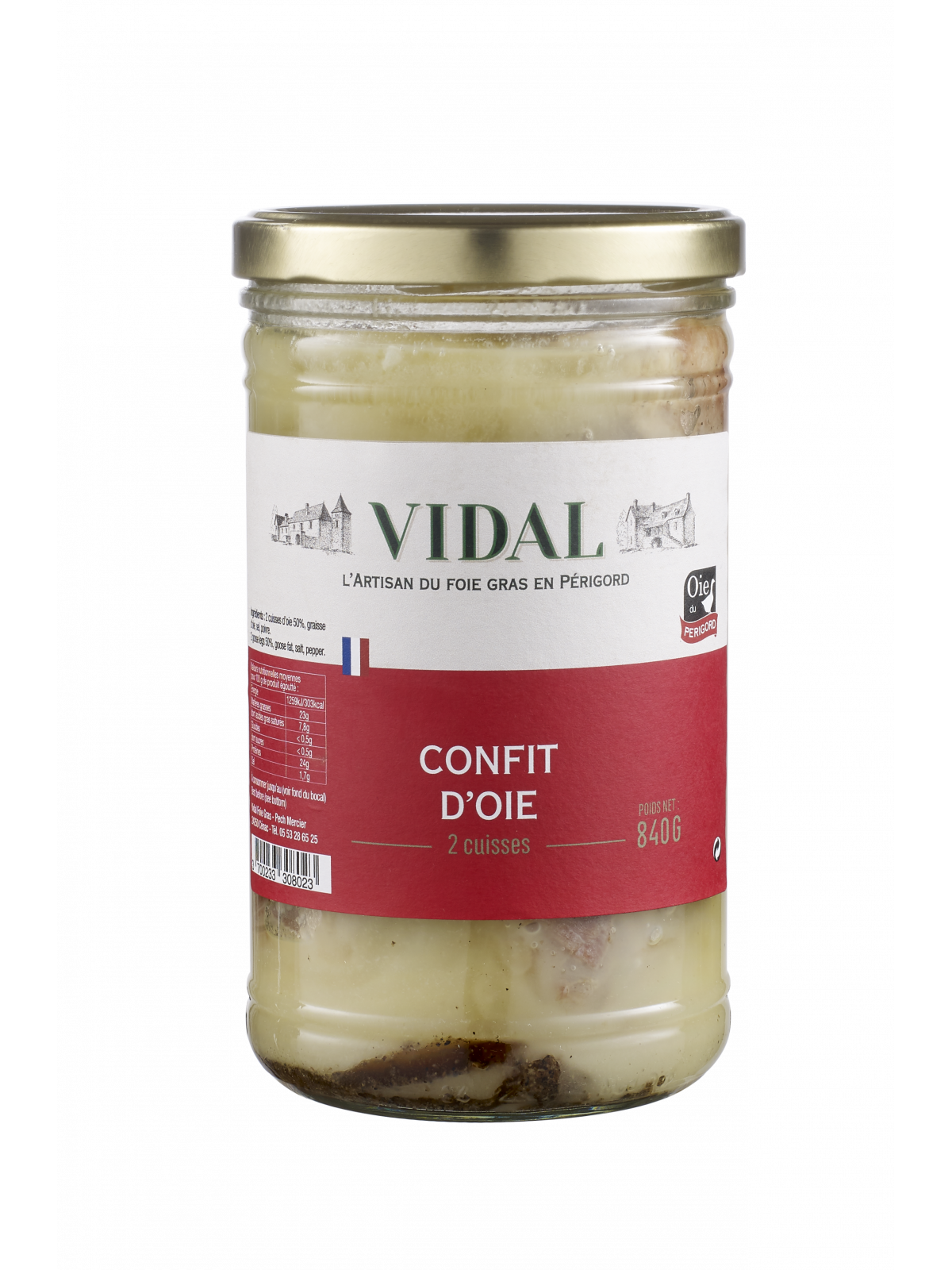 Graisse de canard en conserve - Les Fins Gourmets