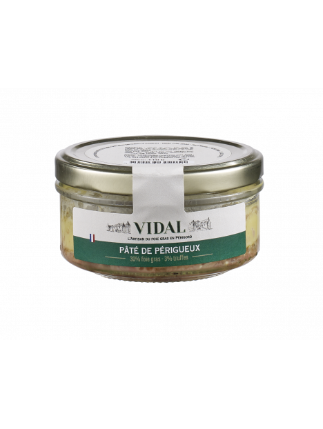 Pâté de Périgueux, 30% de foie gras et truffé 110 g