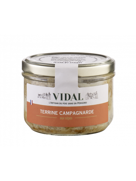 Terrine campagnarde aux cèpes 180g