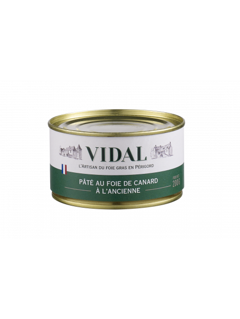 Pâté au foie de canard à l'ancienne 15%, 200g