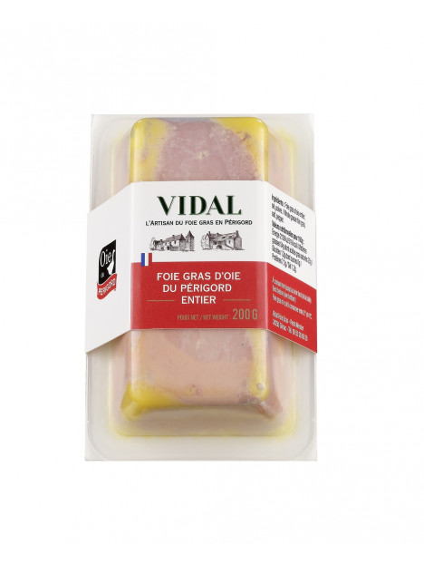 Foie gras d'oie entier mi-cuit 200 g